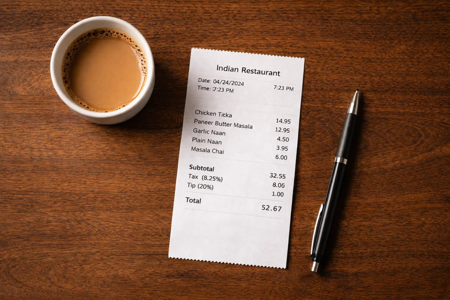 Fast billing for takeaway and QSR